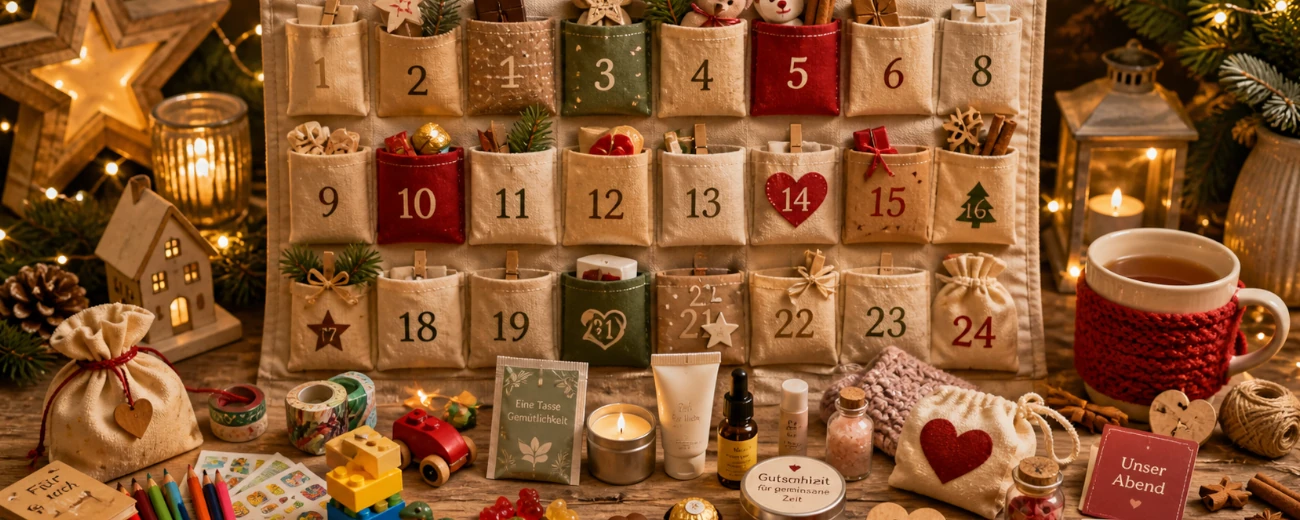 Adventskalender füllen: 100 kreative Ideen für Kinder, Erwachsene und Paare